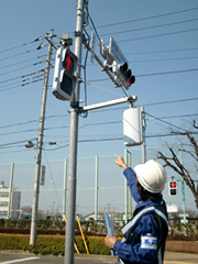 道路交通信号機制御機保守点検